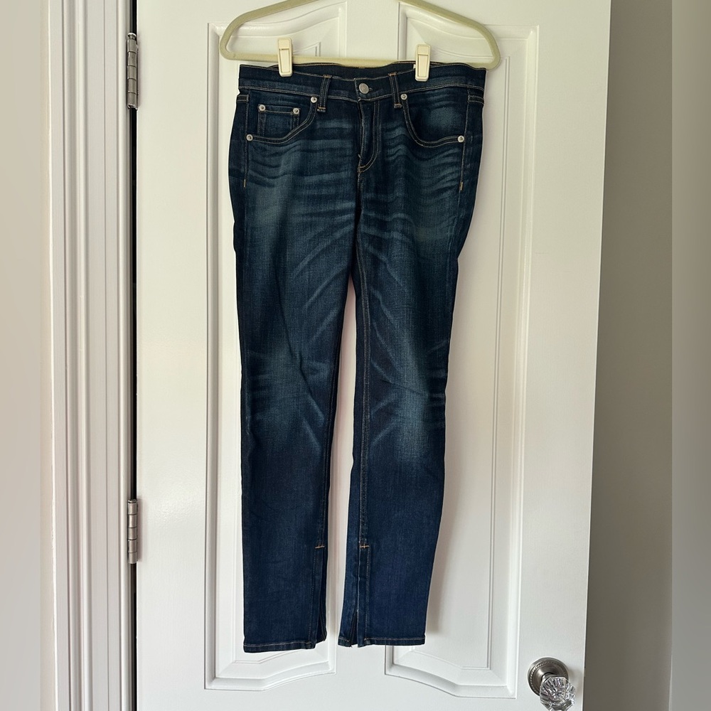 rag & bone Zipper Capri Jeans in Doheny